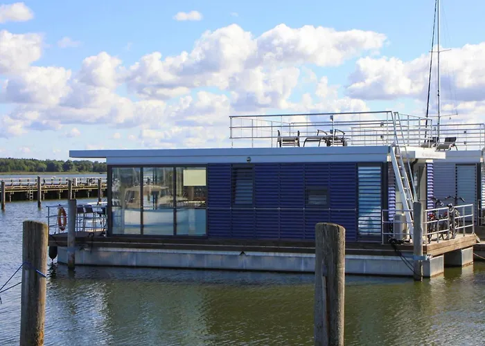 船屋 Hausboot Schwimmendes Haus In